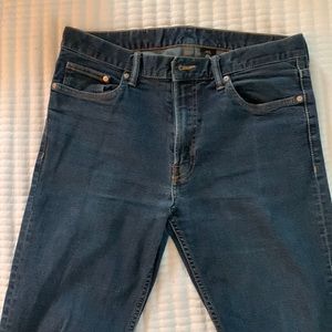 & Denim Mens 32-32 Dark Wash Jean